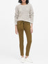 BANANA REPUBLIC MID-RISE SKINNY UTILITY JEANS IN CINDERED OLIVE GREEN - MUQQI